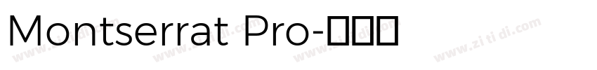Montserrat Pro字体转换